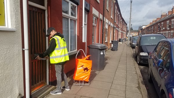 GPS Tracked Leaflet Distribution